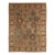 Antique Bakshaish Carpet, Oriental Persian Handmade in Tan Brown, Blue and Red For Sale