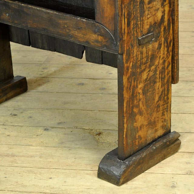 Brown Spanish Oak Cabinet, 1800 For Sale - Image 8 of 14