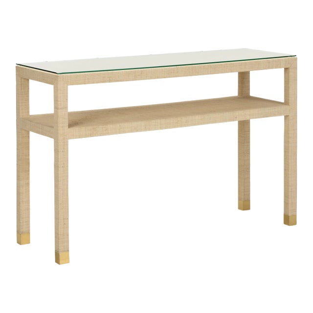 Cheryl Luckett for Wildwood Socialite Console Table - Natural For Sale