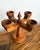 A large beautifully designed solid wood candelabra by Smålandsslöjd, Sweden and designed by Stig Johnson. This hand turned...