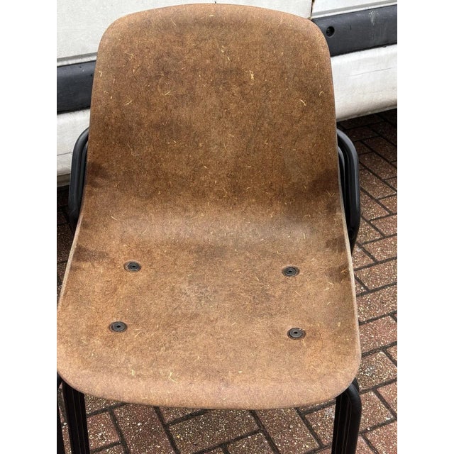 Stacking Hemp Chairs from Vepa, Set of 4 For Sale - Image 11 of 14