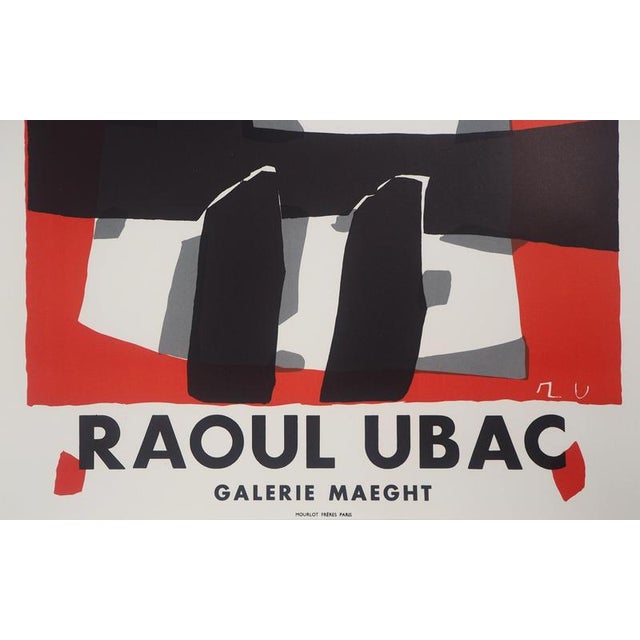 Raoul Ubac, Maeght Gallery Exhibition 1950, Lithograph For Sale - Image 6 of 7