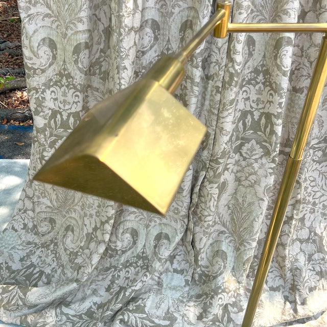 1960s Articulated Brass Floor Lamp Signed Koch & Lowy Welcome to Solid Gold Velvet Interiors! We are so happy to have you....