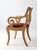 French Country Antique Lyre Back Armchair For Sale - Image 3 of 14