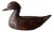 Vintage Hand-Carved Ironwood Duck For Sale
