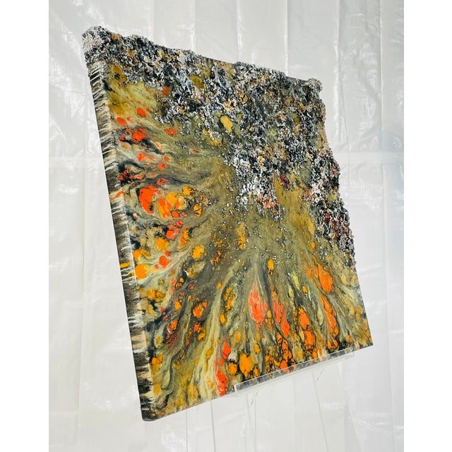 Victoria Kovalenchikova “The Earth Xlviii” Mixed Media Textural Art For Sale - Image 4 of 18