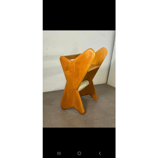 Mid-Century Modern Vintage Wooden Console Table with Ceramic by Vittorio Dassi for Dassi Mobili Moderni, 1950s For Sale - Image 3 of 7