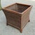 1970s Coloured Bamboo Wicker Pot Holder, Italy, 1970s For Sale - Image 5 of 9