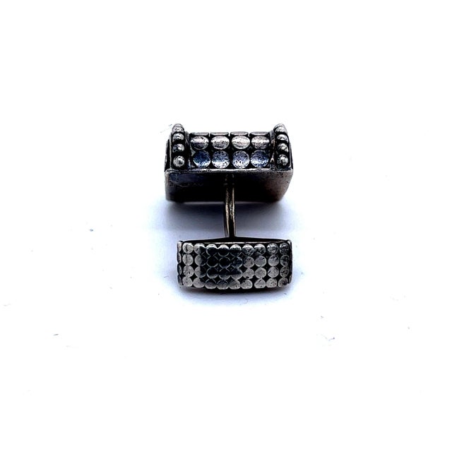 Traditional 1990s Pair of John Hardy Estate Cufflinks Sterling Silver For Sale - Image 3 of 7