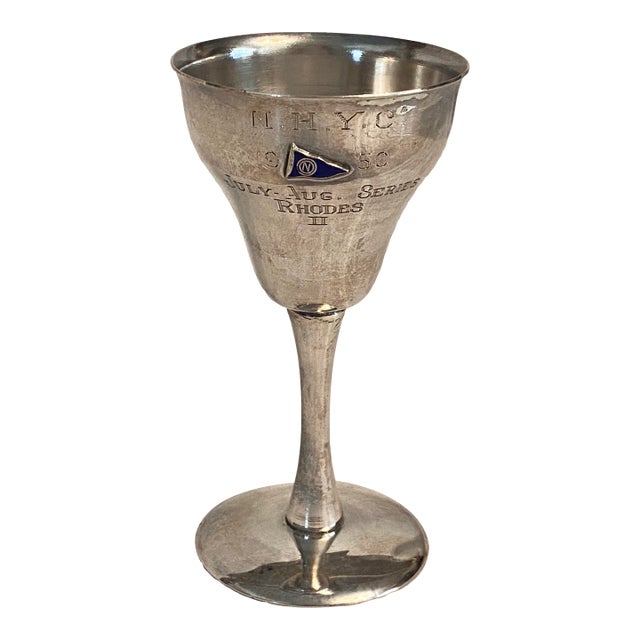 Sailing Series Newport Harbor Yacht Club Trophy Cub N. H. Y. C. 1950 July-Aug. Series Rhodes II For Sale