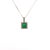 Natural Emerald Diamond Pendant 18" 14k WG 2.05 TCW Certified For Sale In New York - Image 6 of 11