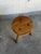 Mid 20th Century Vintage Danish Mid Century Modern Solid Wood Milking Stool Tripod Side Table For Sale - Image 5 of 8