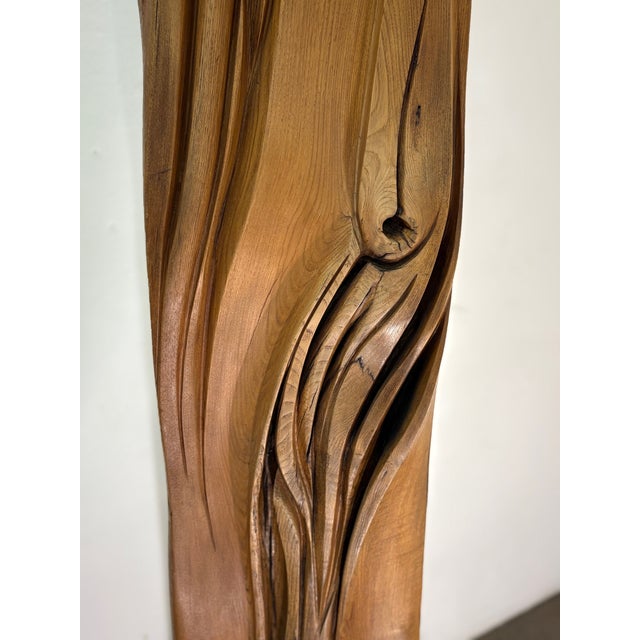 1970s Franz Kracberg, Totem Sculpture, 1970s, Oak For Sale - Image 5 of 11