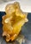 Stone Golden Carnelian Agate Brush Washer Hand Carved For Sale - Image 7 of 11