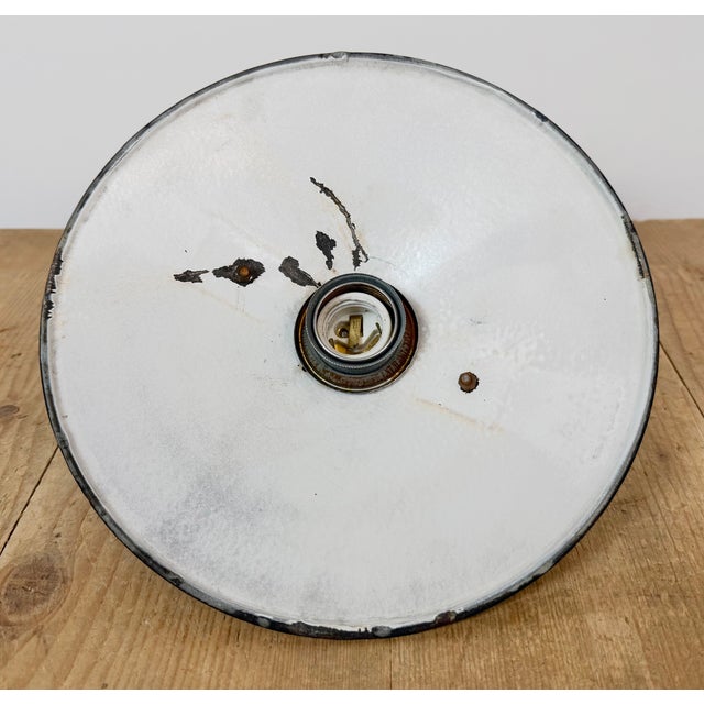 Industrial Green Enamel Light, 1950s For Sale - Image 17 of 18