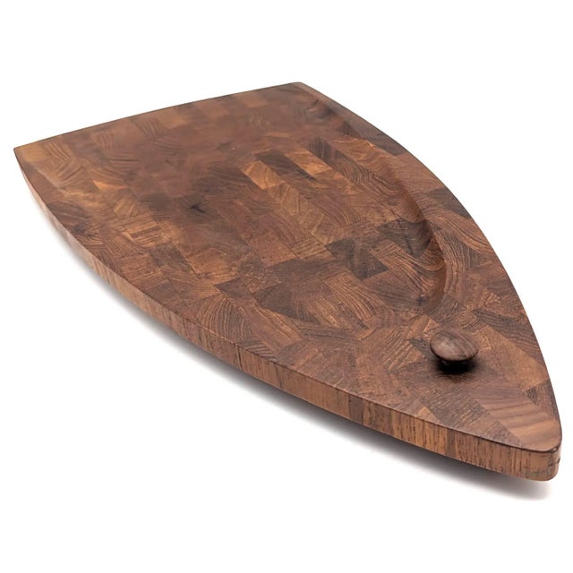 1960s Digsmed Teak Wood Carving and Charcuterie Board For Sale In Miami - Image 6 of 11