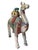 Folk Art Vintage Indian Folk Art Polychrome Carved Wood Camel With Riders For Sale - Image 3 of 12
