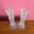 Pair of Vintage Irena Poland 8" Lead Crystal Candlesticks - Diamond & Wedge Cut For Sale - Image 9 of 11