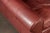 Late 20th Century Red Leather Armchair With Ottoman For Sale - Image 14 of 18