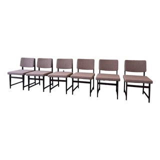 Belgian Dining Chairs, 1960s, Set of 6 For Sale