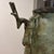 Vintage Stag Archaistic Bronze Lamp For Sale - Image 4 of 7