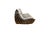 Togo Three-Seater Sofa in Silver Leather by Michel Ducaroy for Ligne Roset, 1970 For Sale - Image 3 of 7