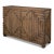 Brown Modern Geometric Two-Door Cabinet For Sale - Image 8 of 8