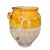 19th Century A 19th C French Terra Cotta Yellow Ochre and Green Glazed Confit Jar For Sale - Image 5 of 8