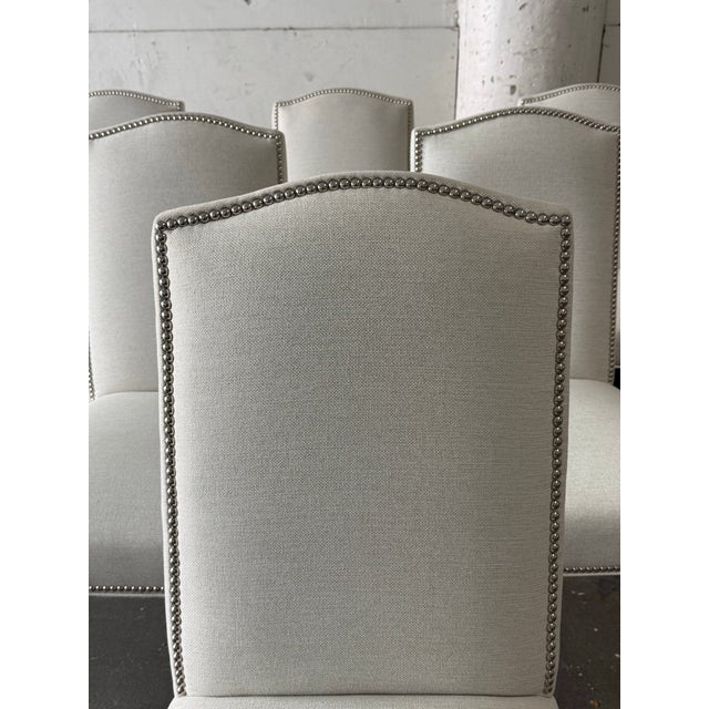 2010s Sole Designs Allison Camelback Dining Side Chairs, Set of Six For Sale - Image 5 of 12
