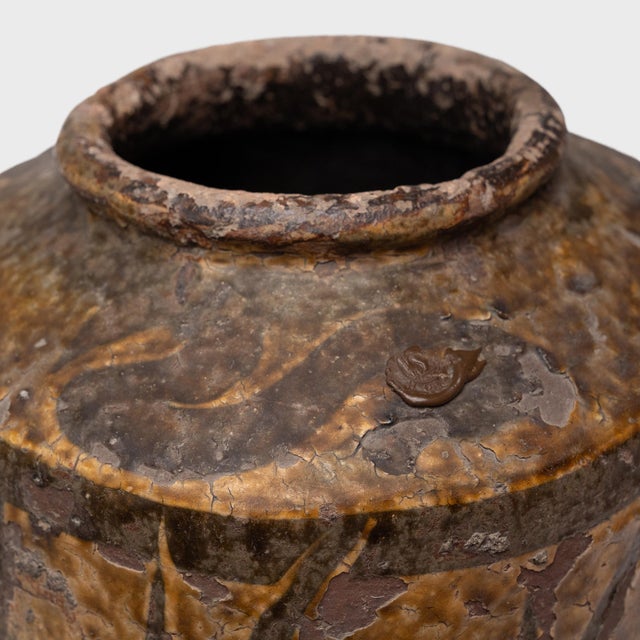 Chinese Swaying Grass Vinegar Pot, C. 1800 For Sale - Image 4 of 5