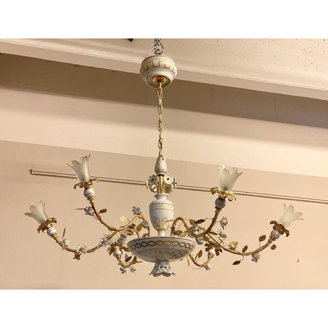 Porcelain Chandeliers by Giulia Mangani, 2000, Set of 2 For Sale - Image 9 of 18