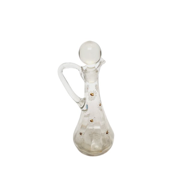 White Art Nouveau Carafe, Former Austro-Hungarian Empire, 1900s For Sale - Image 8 of 11