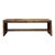 Monumental Reclaimed Wood Console Table, Rustic Minimalist Form, 88” For Sale