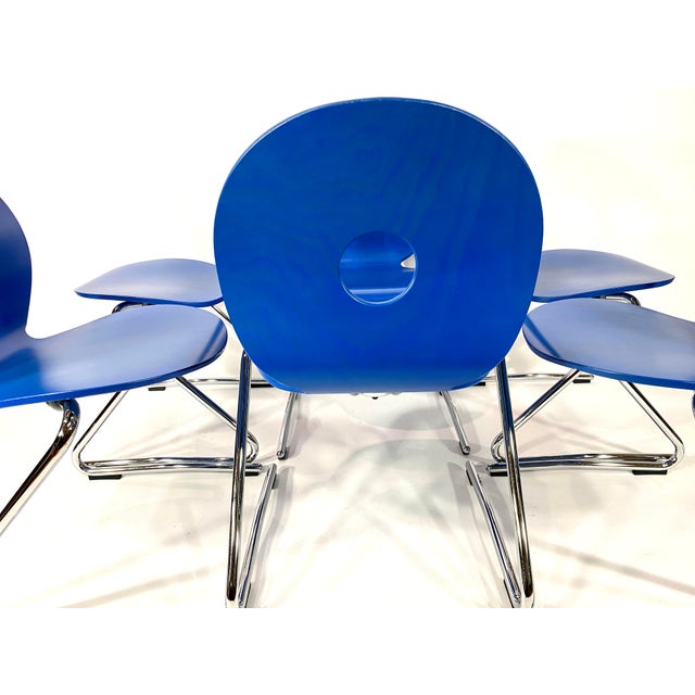 Pantoflex Cantilever Chairs by Verner Panton for VS, 1990s, Set of 6 For Sale - Image 14 of 18