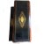 Delightful glove box in ebonized wood, with brass inlays and bois de rose, inside made entirely of rosewood. This box...