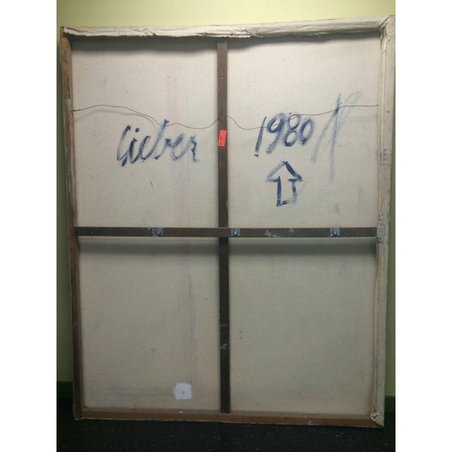 Tom Lieber, Untitled Large Abstract Expressionist Color Oil Painting Tom Lieber For Sale - Image 4 of 9