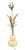 Off-white Vintage Italian-Inspired Tole Wheat Sheaf Table Lamp – Hollywood Regency / French Country For Sale - Image 8 of 11