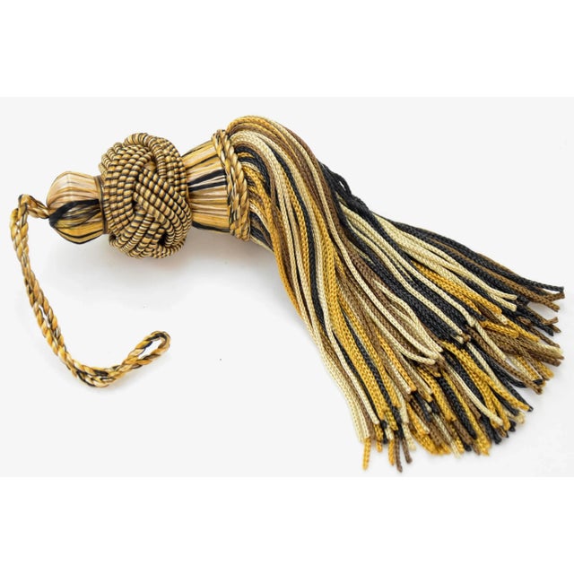 European 4” Antique Key With Tassel Color Choice For Sale In Chicago - Image 6 of 8