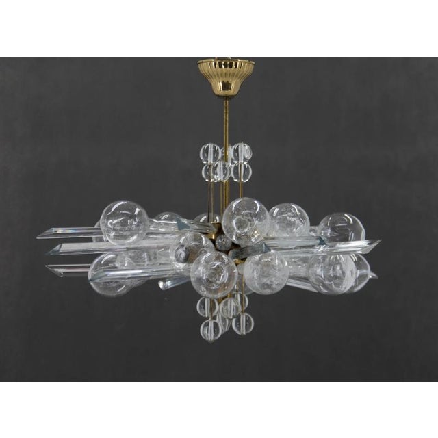 1960s Art and Design Chandelier attributed to Rene Roubicek, 1960s For Sale - Image 5 of 18