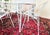 MCM Atomic Radar Santorini Wrought Iron Table and Chair Set, 5 Pieces For Sale - Image 6 of 7