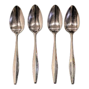 Gio Ponti Reed & Barton Stainless Steel Flatware 4 Tea Spoons
