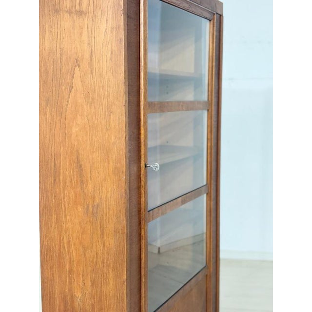 Wood Vintage Art Deco Bookcase in Wood For Sale - Image 7 of 10