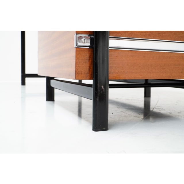 Vintage Writing Desk by Jules Wabbes for Mobilier Universel, Belgium, 1960s For Sale - Image 6 of 16