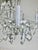1970s Six Arm Chechoslovakian Heavy Lead Crystal Chandelier, Unmarked For Sale - Image 5 of 11