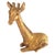 Hollywood Regency Hollywood Regency Gilt Chalkware Giraffe Sculpture 25.5" For Sale - Image 3 of 16