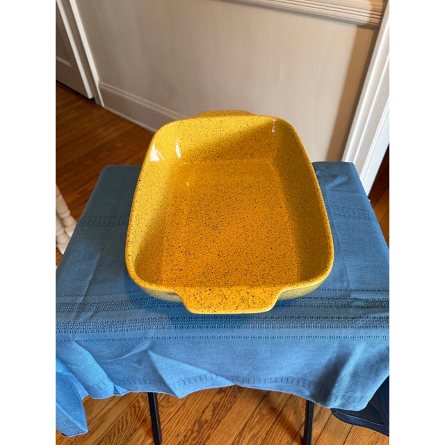 Vintage Stoneware Baking Dish Made in Portugal For Sale - Image 4 of 7