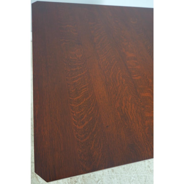 Stickley Highlands Arts & Crafts Pub Dining Table For Sale - Image 9 of 13