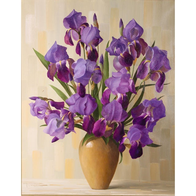 Still Life Painting by French / American Artist Elizabeth Rouviere (1908-1994) For Sale - Image 4 of 12
