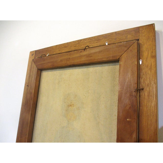 Big Eye Girl Painting in the Style of Margaret Keane For Sale - Image 9 of 12