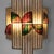 Metal Colored Glass and Brass Wall Lamp, Italy, 1960s, Set of 2 For Sale - Image 7 of 9